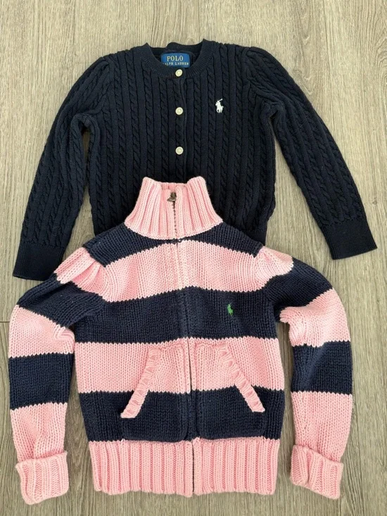 Ralph Lauren girls knit cardigans size 3t - Picture 1 of 9